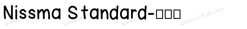 Nissma Standard字体转换